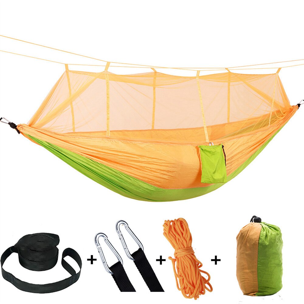 Cheap Goat Tents Parachute Fabric Portable Outdoor Camping Hammock with Mosquito Net  Hanging Swing Sleeping Bed Tree Tent   
